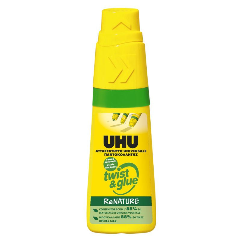 COLLA ATTACCATUTTO UHU TWIST & GLUE ML.35 RENATURE