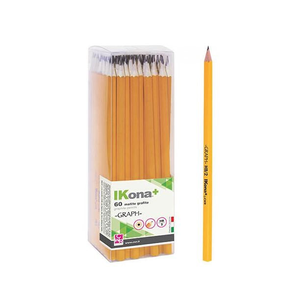 MATITE HB TEMPERATE - BARATTOLO 60 PEZZI Immagine principale del prodotto
