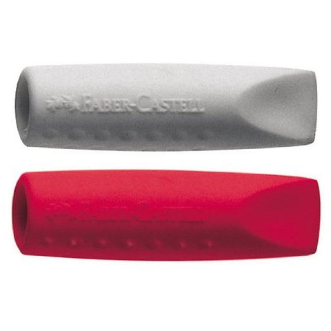 GOMMA A MANICOTTO 2PZ FABER CASTELL GRIP 2001 COL.ASS.