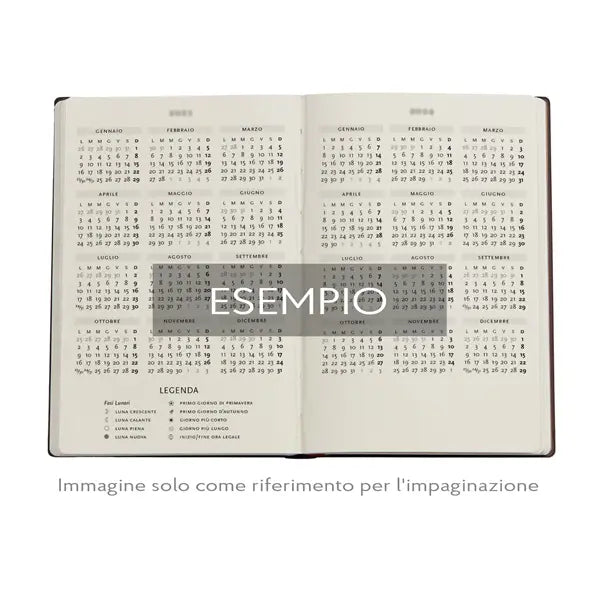 AGENDA MINI 18 MESI SETT. 2025/2026  MICHELANGELO PAPERBLANKS
