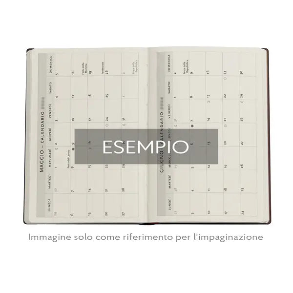 AGENDA MINI 18 MESI SETT. 2025/2026  MICHELANGELO PAPERBLANKS