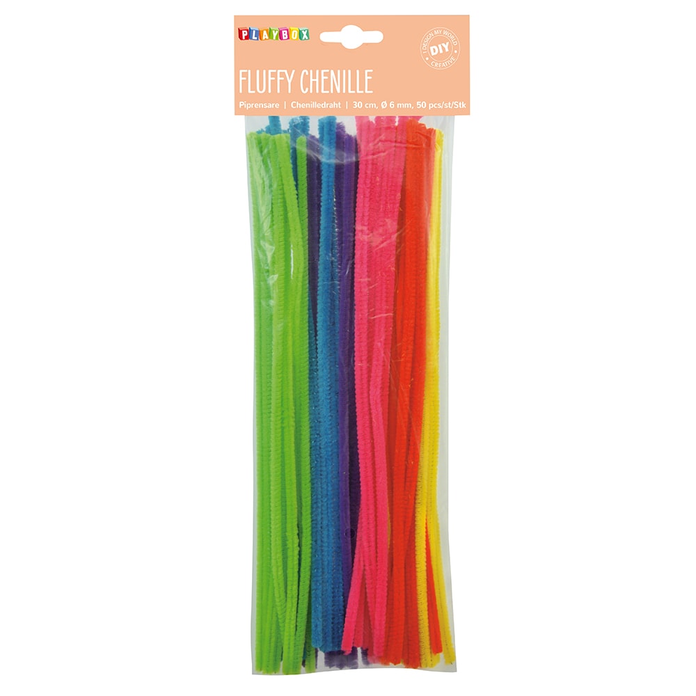 CINIGLIA DIAM. MM. 6 - BUSTA 50 FILI CM. 30 - FLUO Immagine principale del prodotto