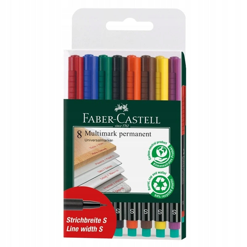 MARKER MULTIMARK 1513 PERMANENT SUPERFINE COL.ASS CF.8 Immagine principale del prodotto