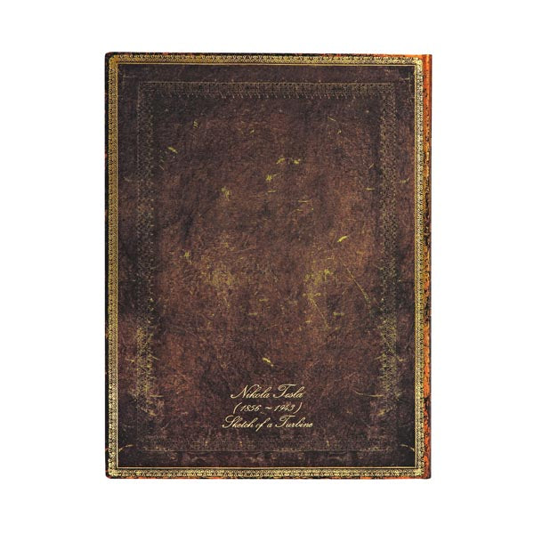 DIARIO NOTES TESLA, BOZZETTO DI UNA TURBINA ULTRA PAPERBLANKS Immagine secondaria del prodotto
