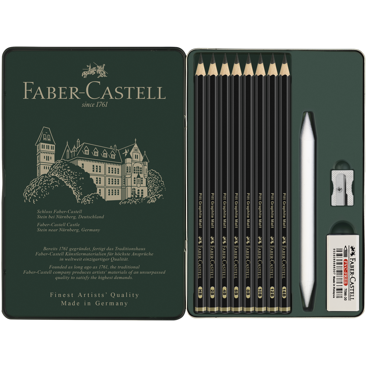 LAPIS FABER CASTEL PITT GRAPHITE MATT / 11 Immagine principale del prodotto