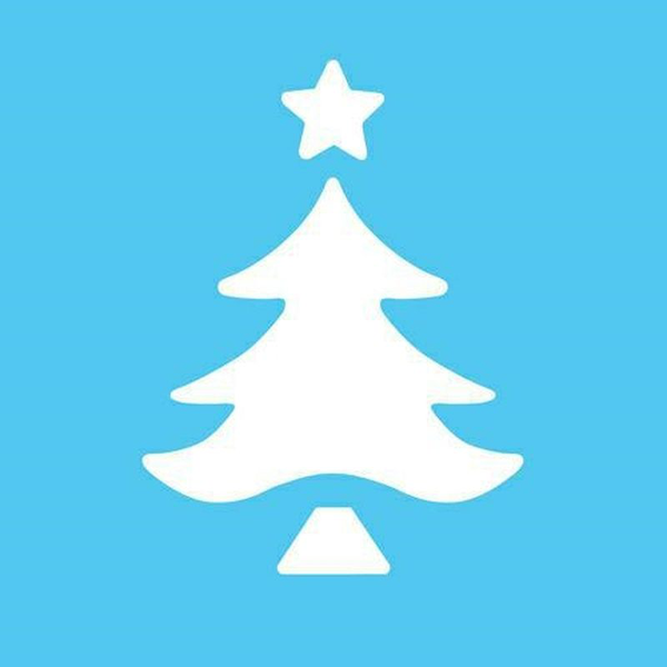 FUSTELLA MM. 16 SAGOMA ALBERO NATALE