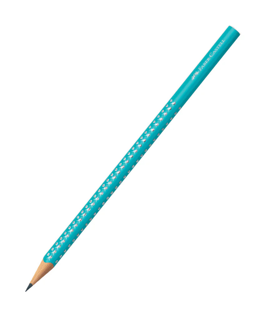 LAPIS SPARKLE FABER CASTELL FUSTO AZZURRO NEON