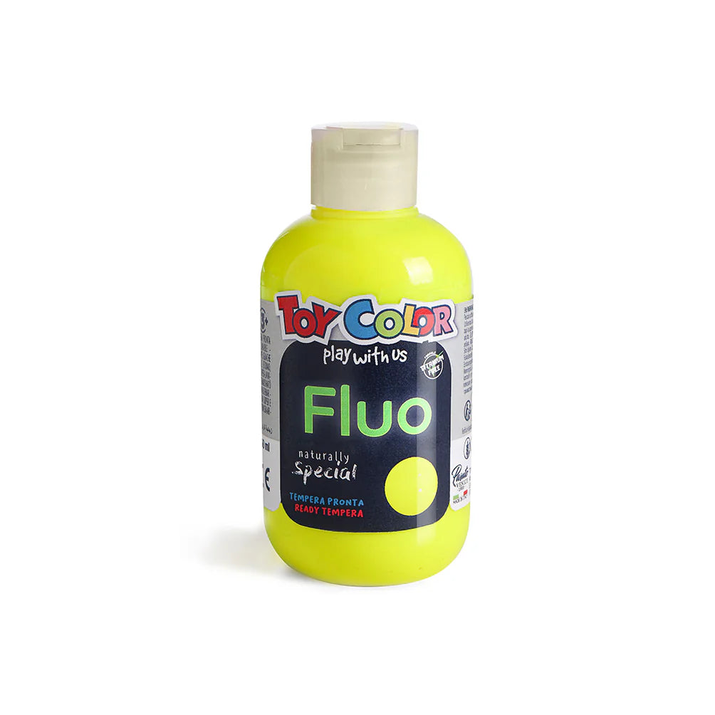 TEMEPRA FLUO TOY COLOR ML. 250 GIALLO