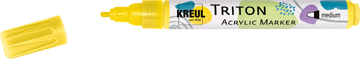 KREUL - TRITON ACRYLIC MARKER MEDIUM - GIALLO CHIARO