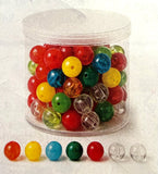 PERLE CRISTAL DIAM.MM.16 - BARATTOLO 170 PZ.COL.ASS.