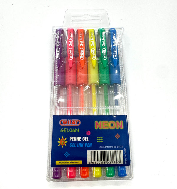 PENNA GEL NEON / 6PZ