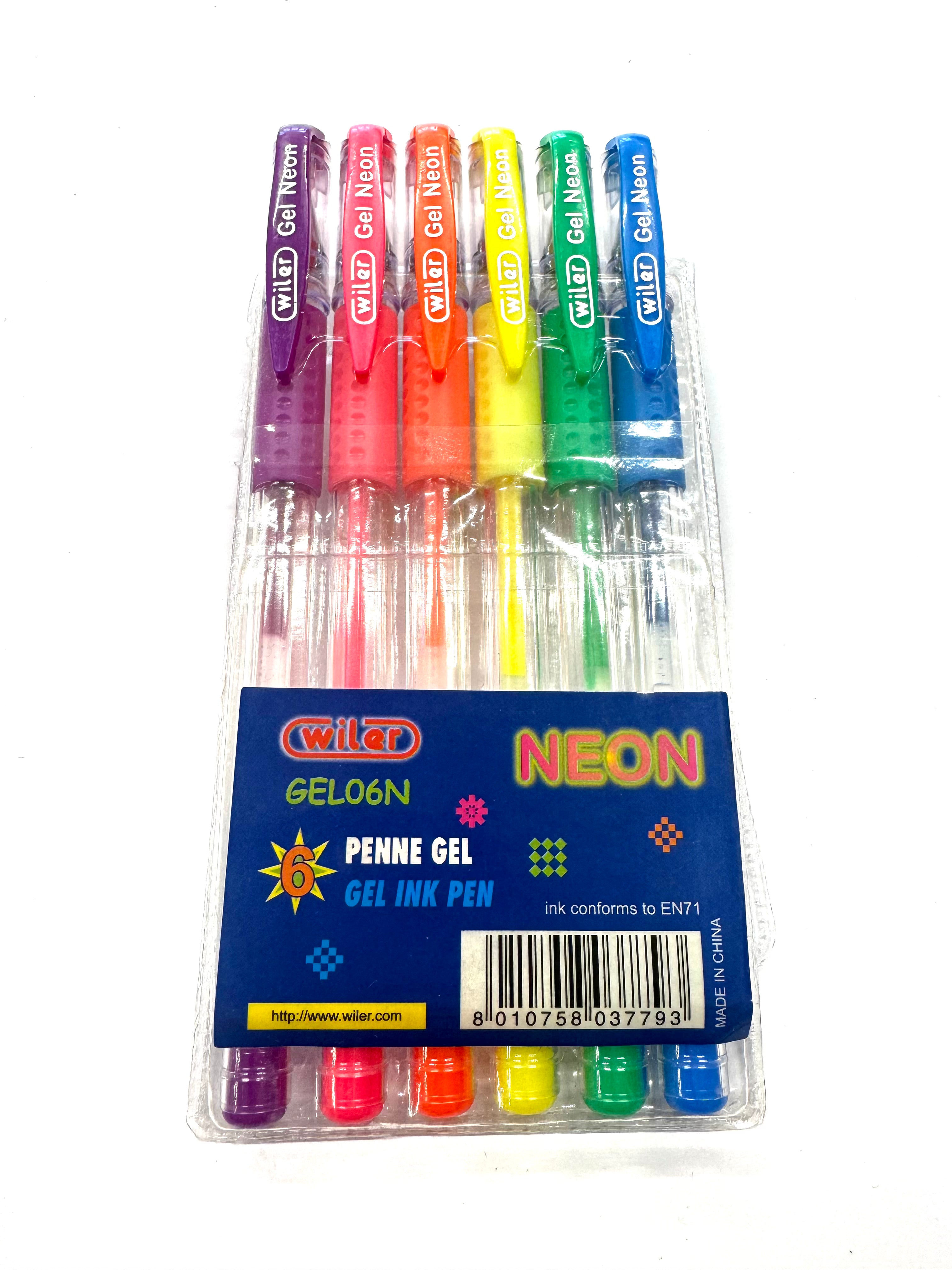 PENNA GEL NEON / 6PZ
