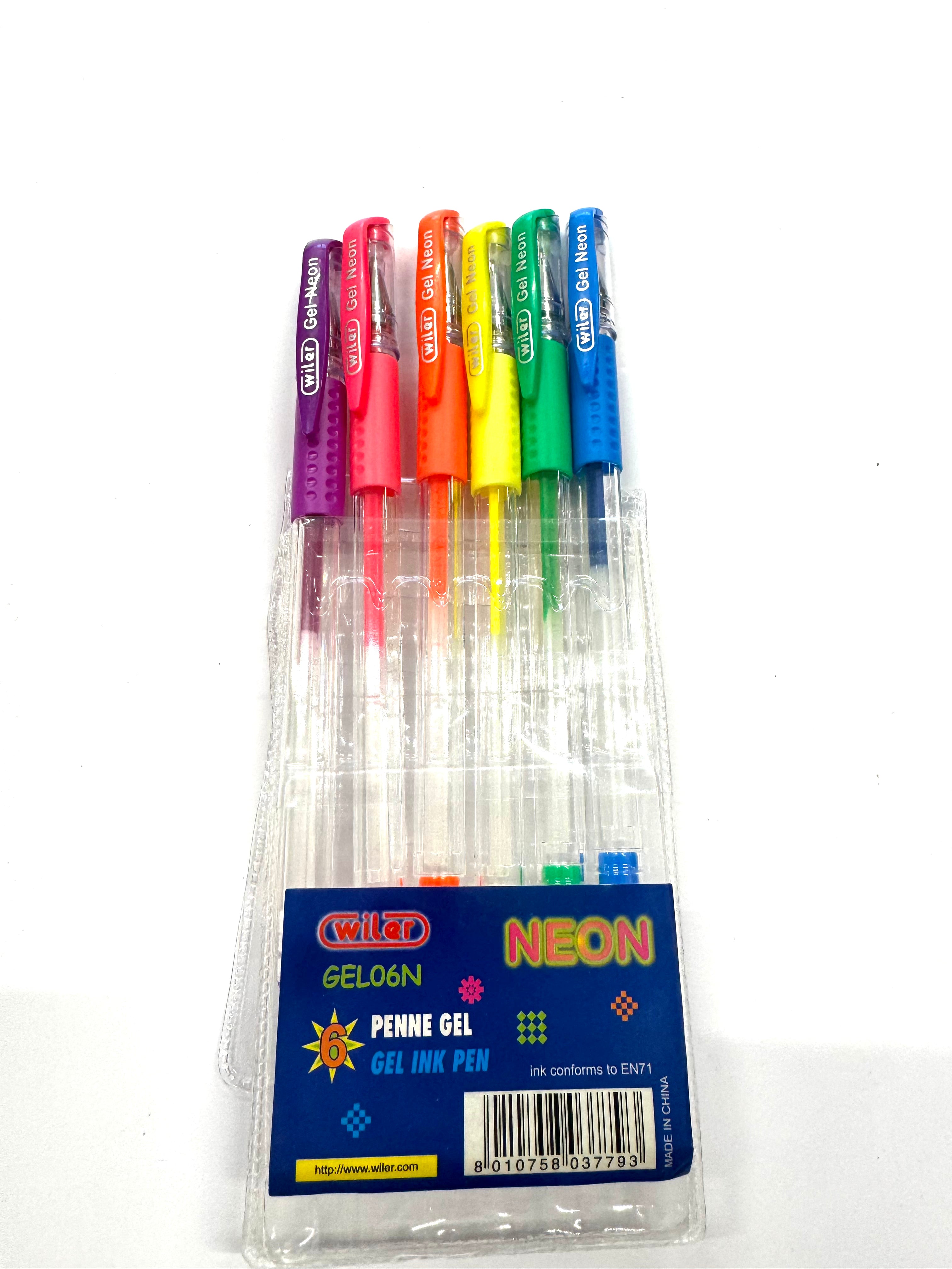 PENNA GEL NEON / 6PZ