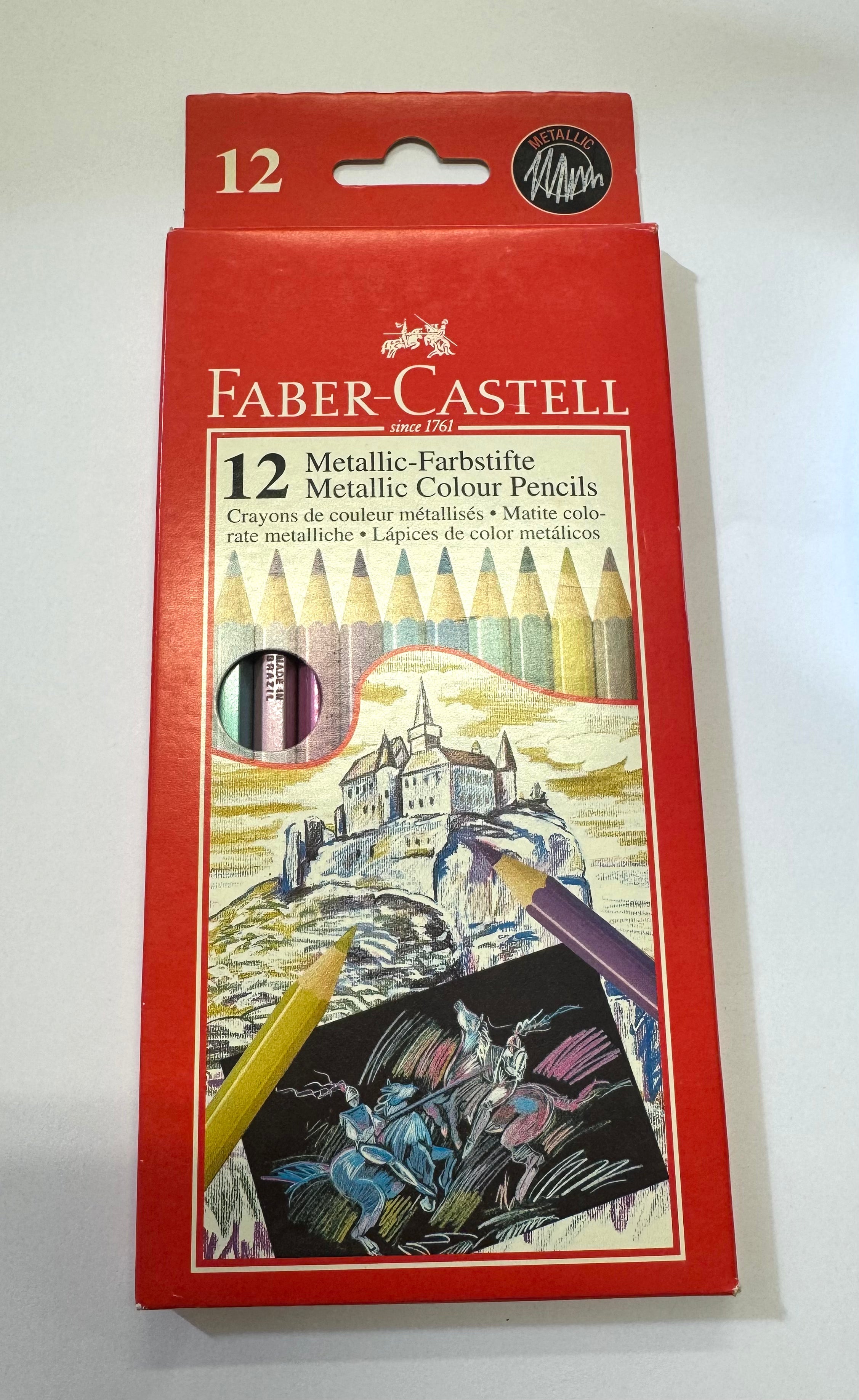 MATITE COLORI METALLICI FABER CASTELL/12