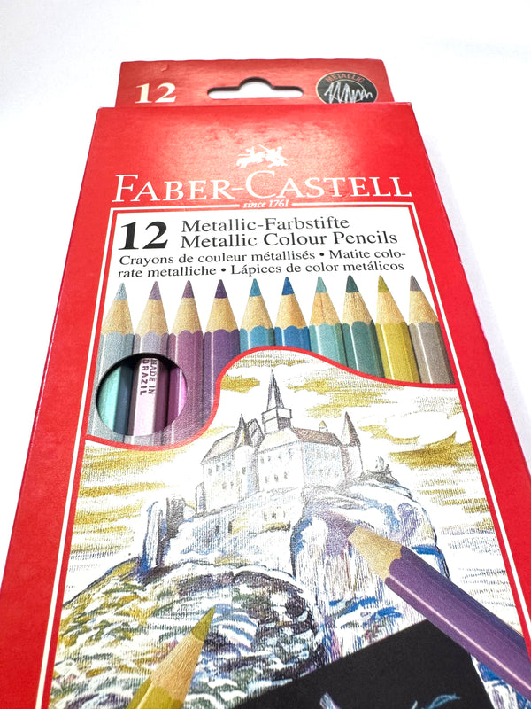 MATITE COLORI METALLICI FABER CASTELL/12