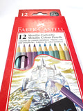 MATITE COLORI METALLICI FABER CASTELL/12