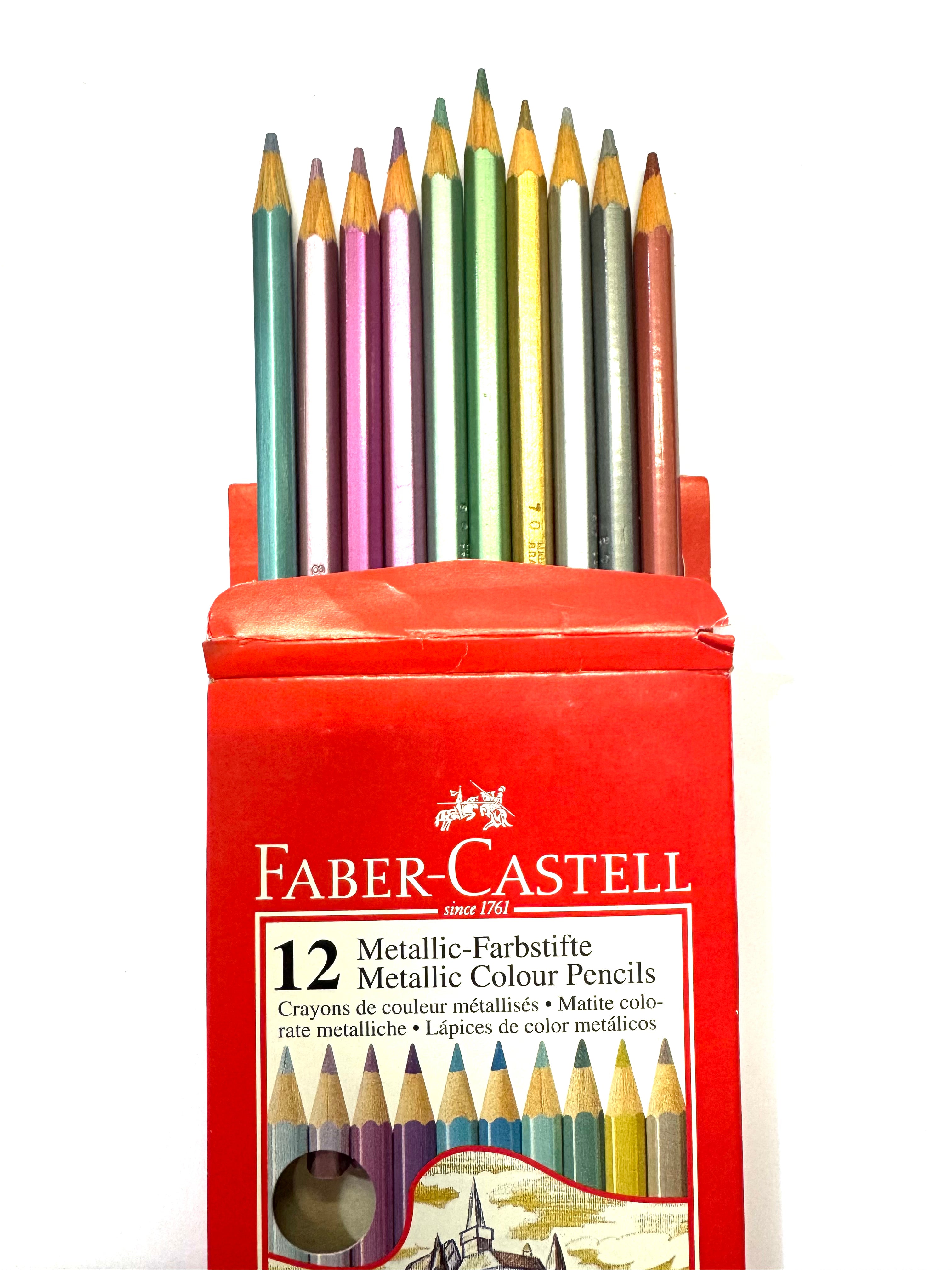 MATITE COLORI METALLICI FABER CASTELL/12