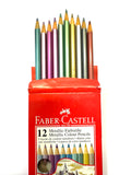 MATITE COLORI METALLICI FABER CASTELL/12