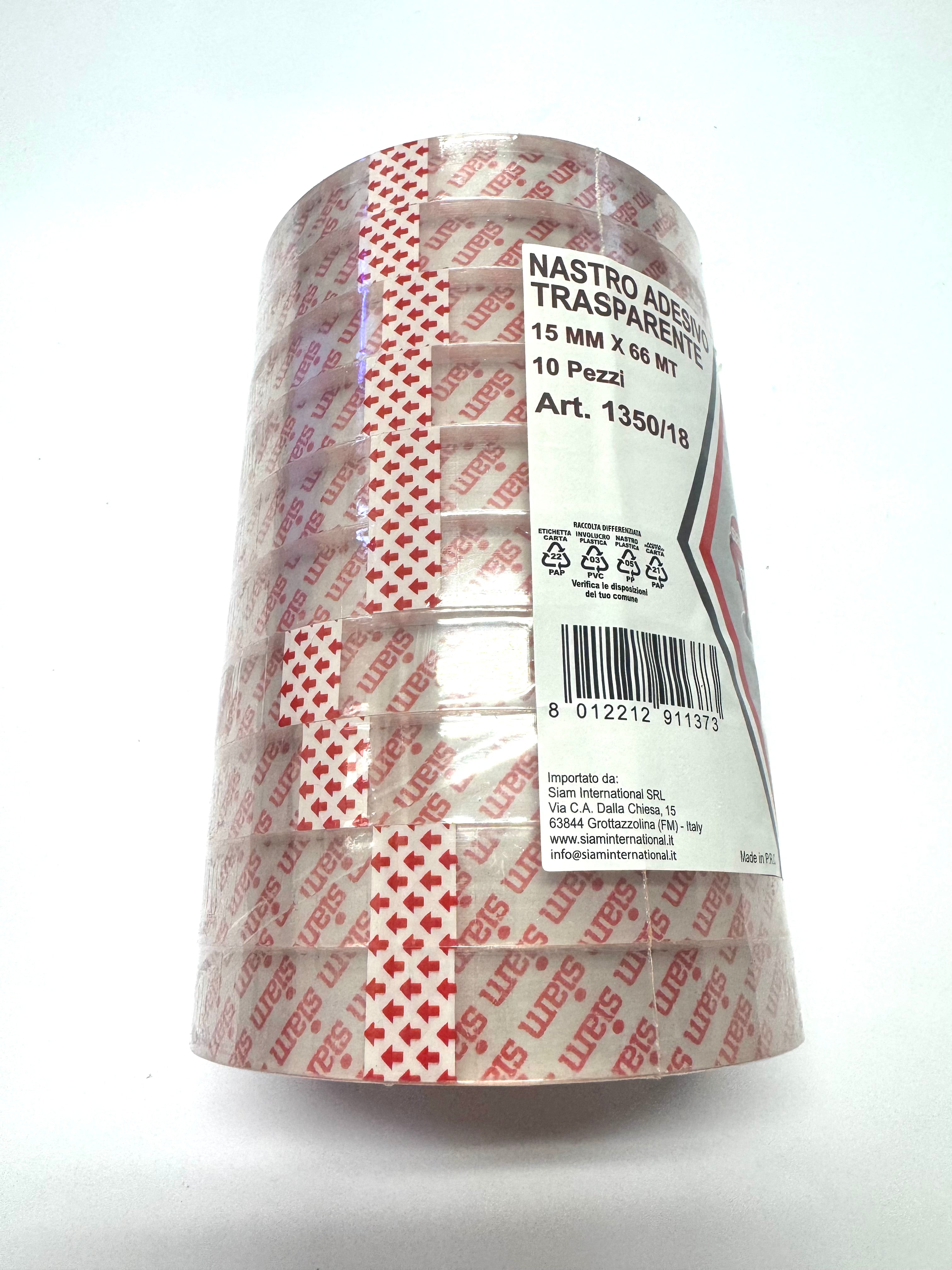 NAS\ADESIVO TRASP. MMXMT. 15X66 PZ. 10