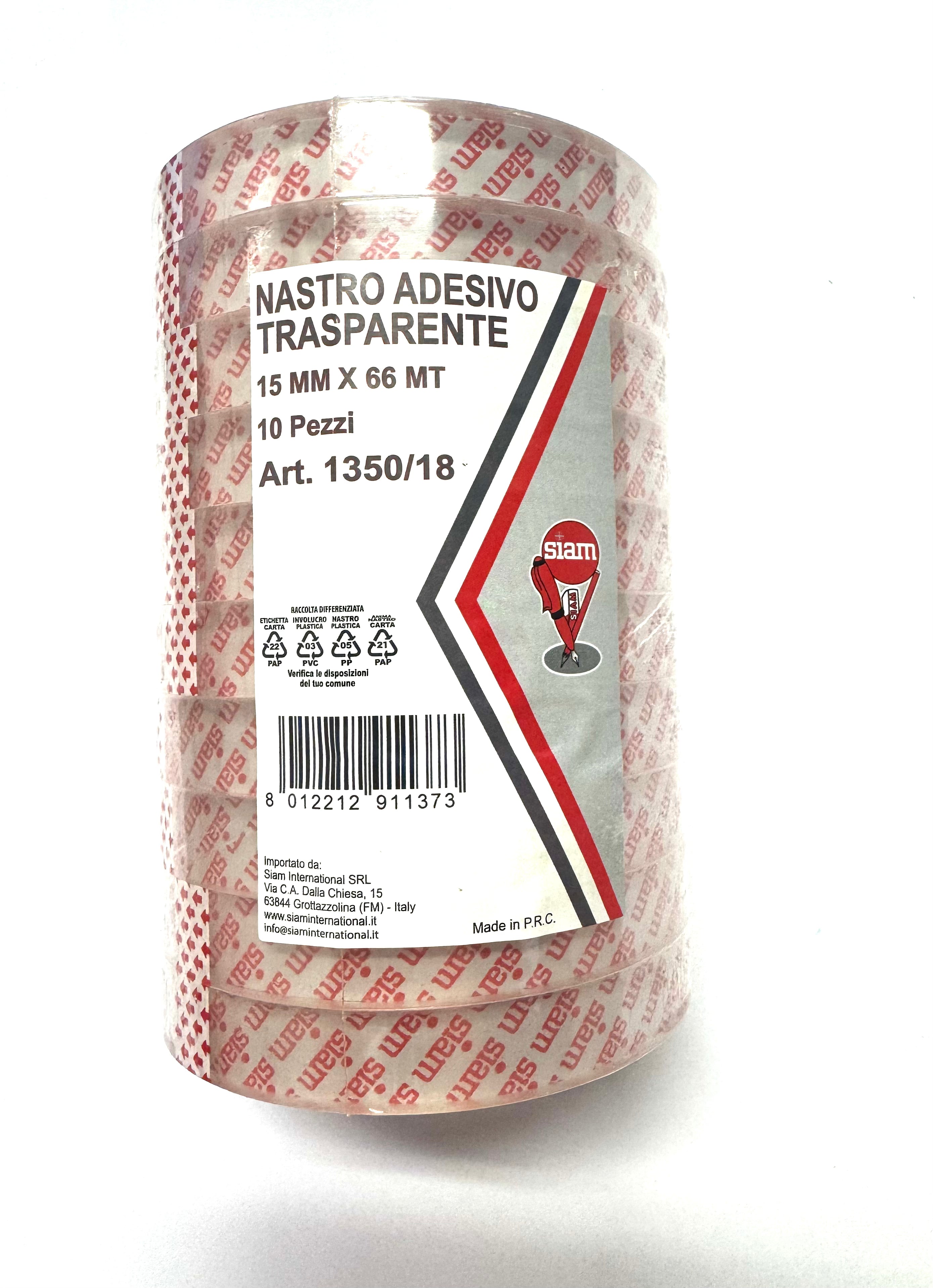 NAS\ADESIVO TRASP. MMXMT. 15X66 PZ. 10