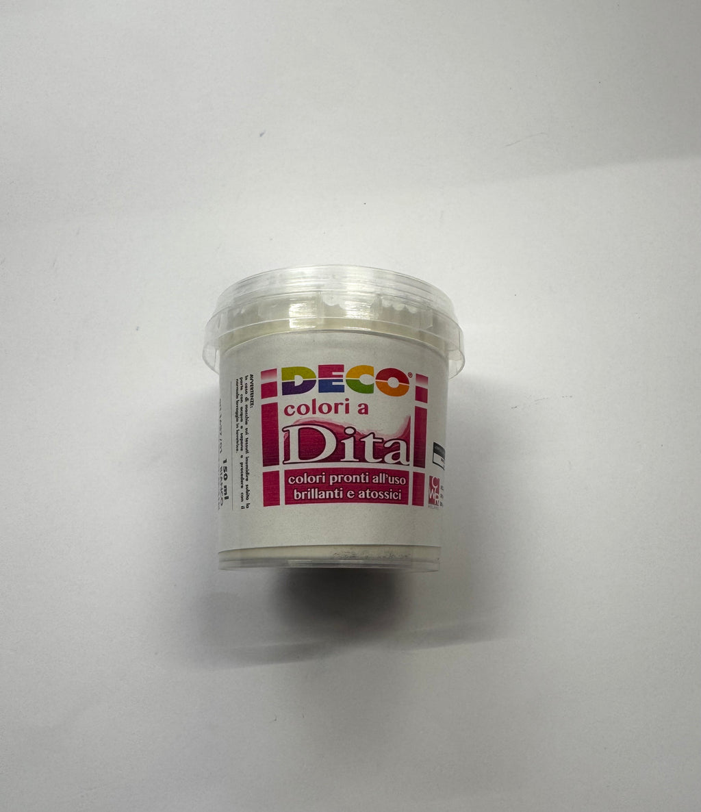 COLORE A DITA - BARATTOLO ML.150 - BIANCO