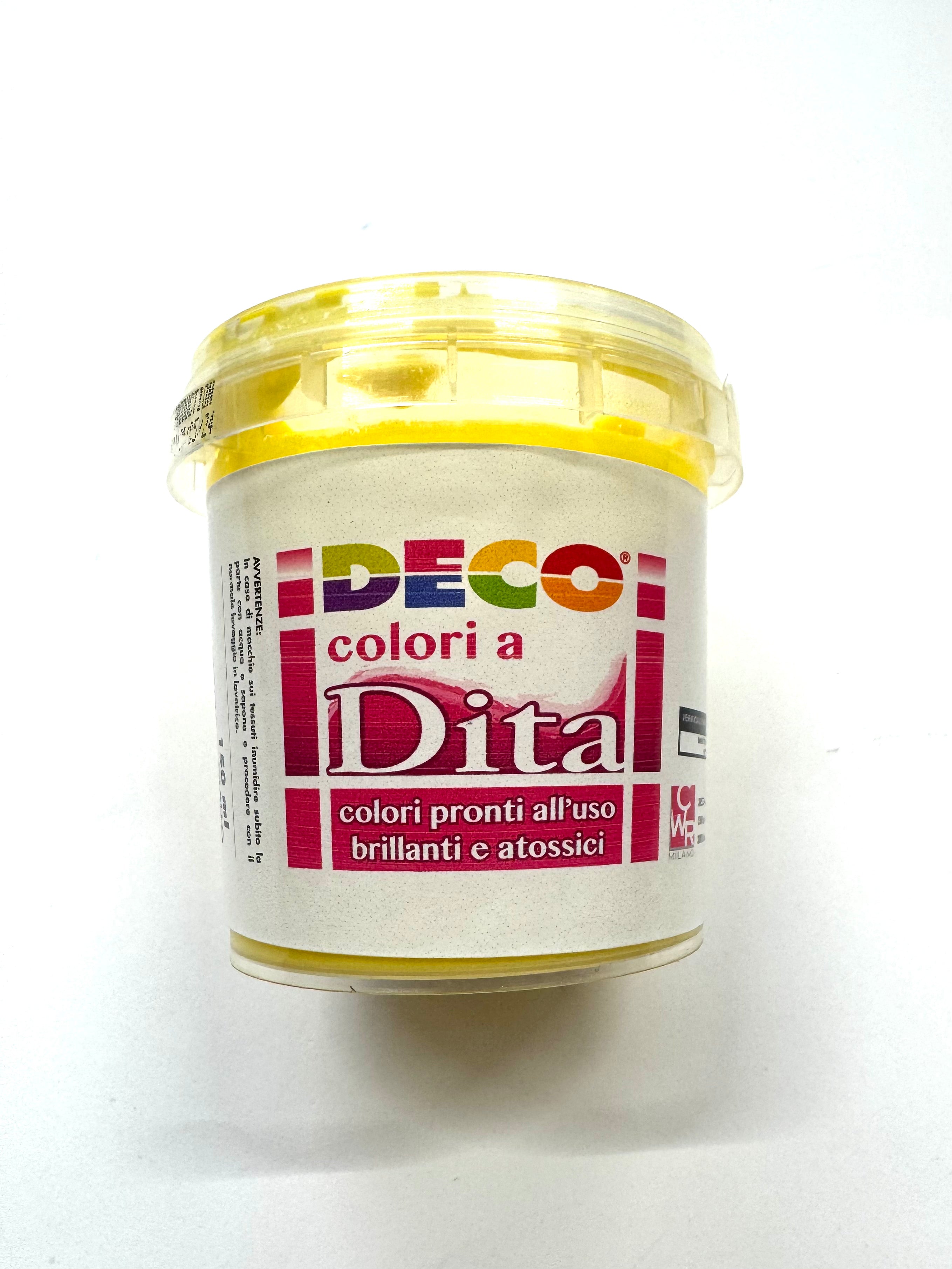 COLORE A DITA - BARATTOLO ML.150 - GIALLO PRIMARIO