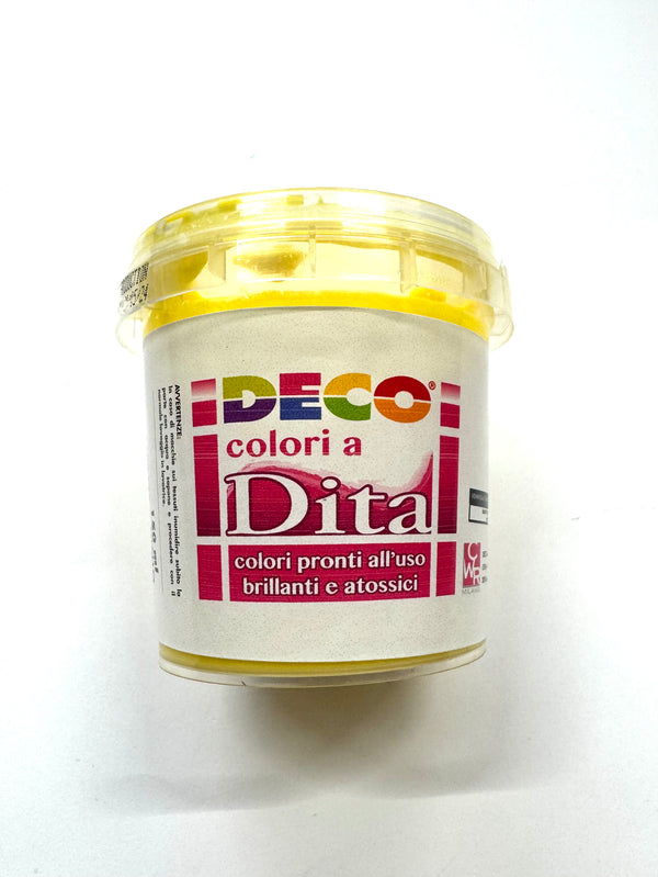 COLORE A DITA - BARATTOLO ML.150 - GIALLO PRIMARIO