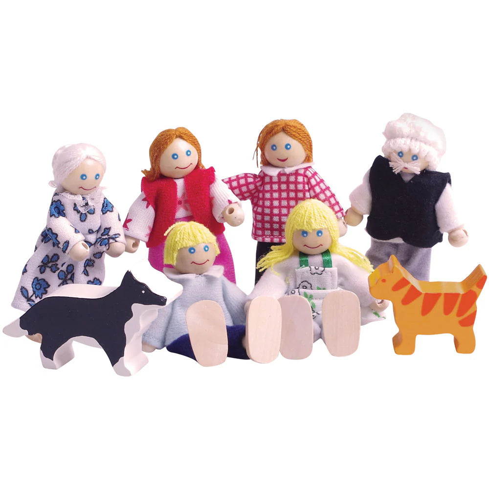 PERSONAGGI - 8 PEZZI - FAMIGLIA