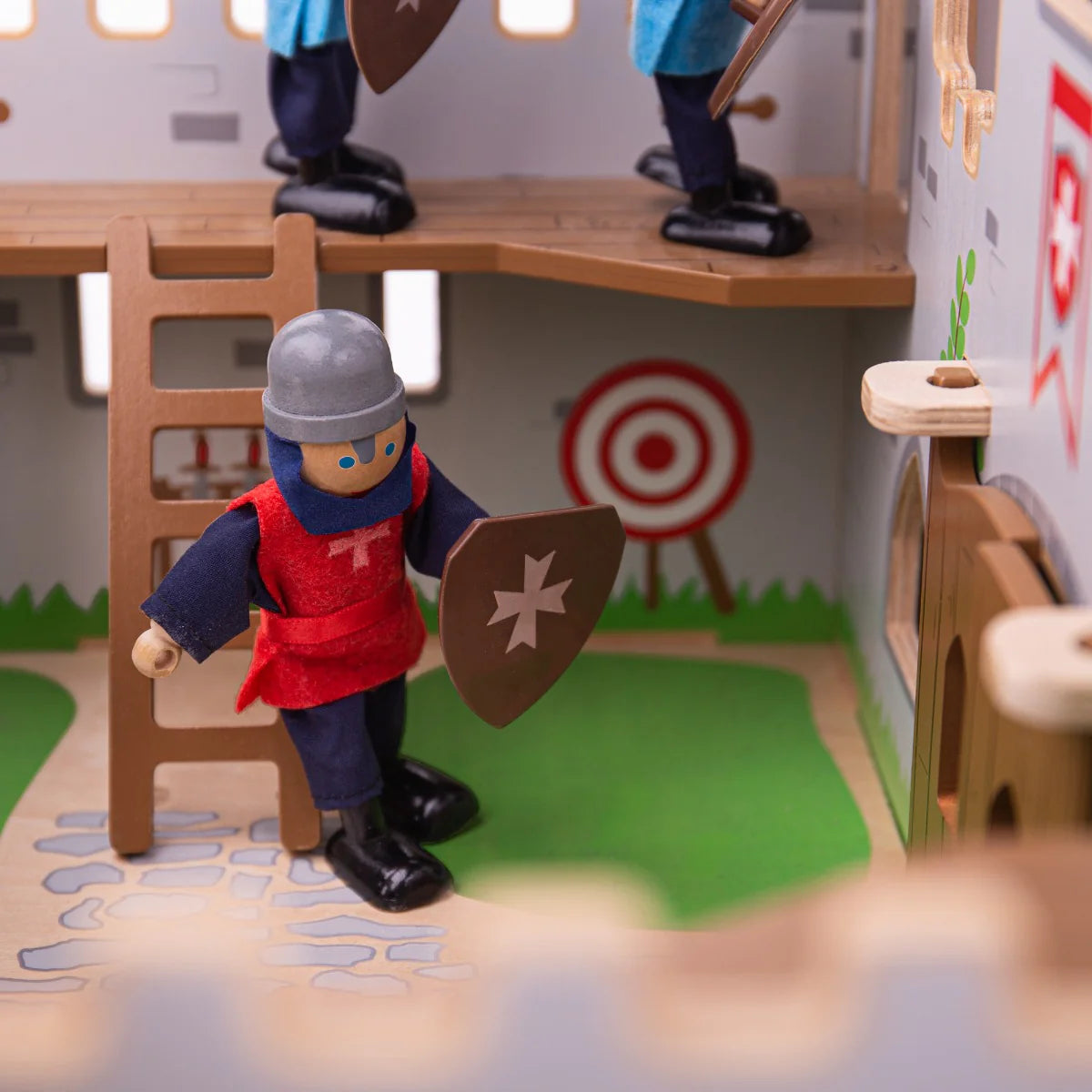 PERSONAGGI IN LEGNO - CAVALIERI - SET PZ. 4