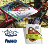KIT VIAGGIO + TAVOLOZZA 12 ACQUARELLI