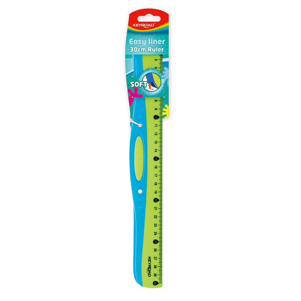 RIGHELLO SOFT GRIP CM.30 - IN BLISTER Immagine principale del prodotto