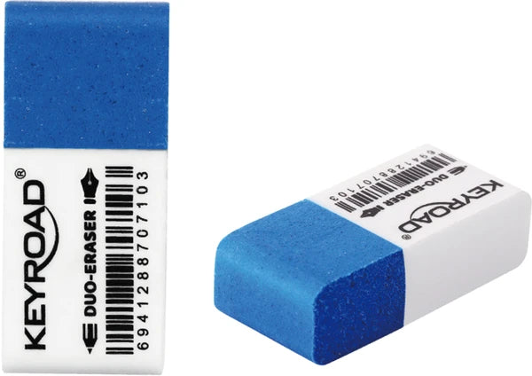 GOMME PER CANCELLARE BIANCO/BLU SET PZ.2