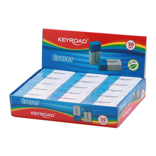 GOMME PER CANCELLARE BIANCO/BLU -DISPLAY PZ. 30