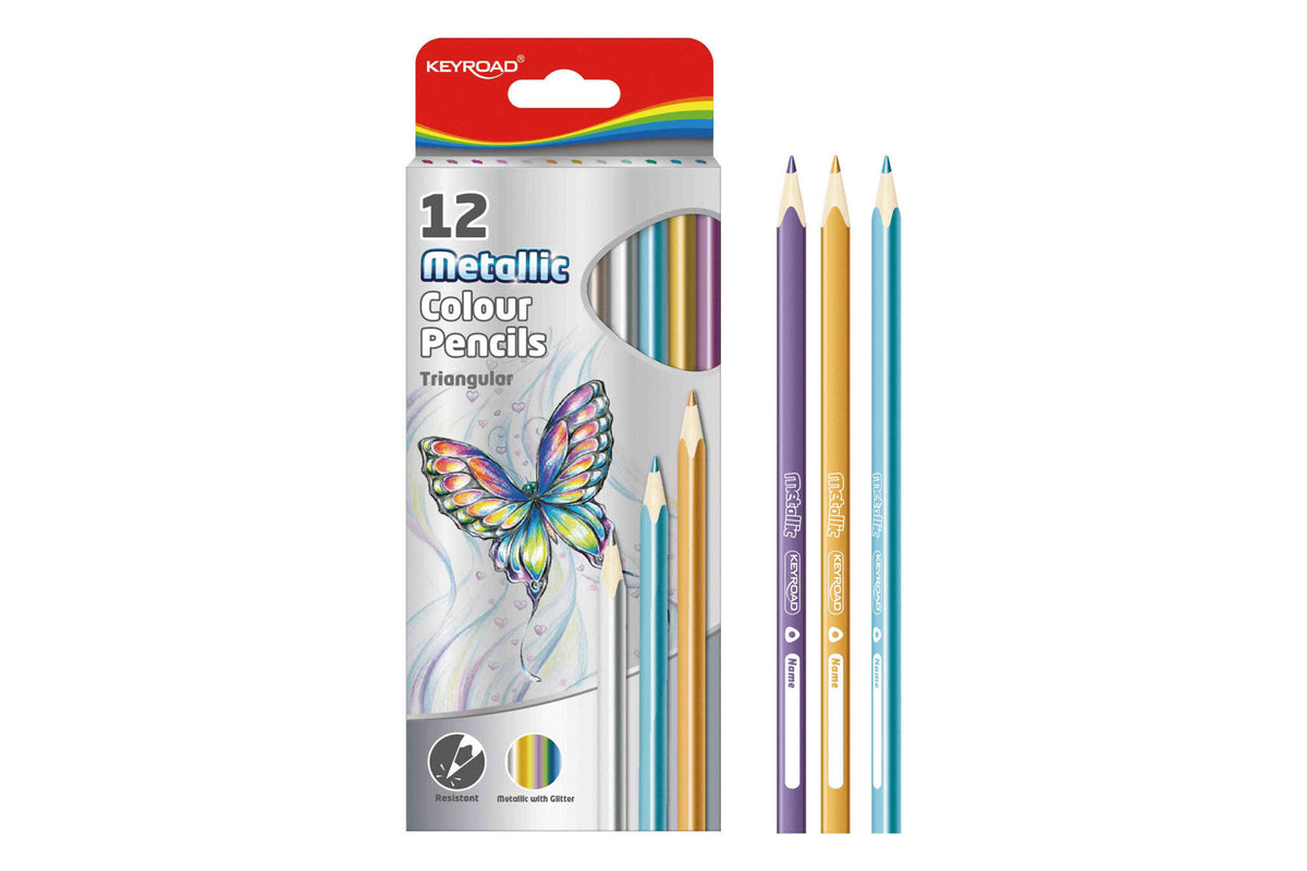 MATITE METAL 12 ASSORTITE - IN SCATOLETTA APPE