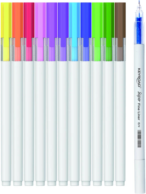 PENNE FINE LINER - SET PZ. 12 COL. ASS.