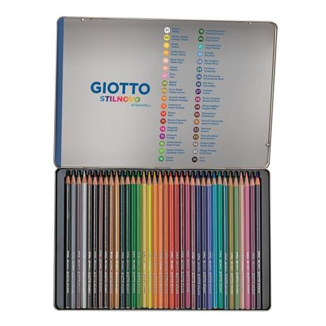 MATITE ACQUARELLABILI GIOTTO 36 COL. MET.