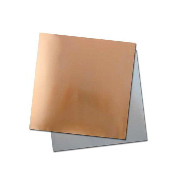 113/3&nbsp; &nbsp; &nbsp; &nbsp; &nbsp; &nbsp; &nbsp; &nbsp;LASTRINE ALLUMINIO/RAME - CONF. 12 PZ. 15X30 Immagine secondaria del prodotto