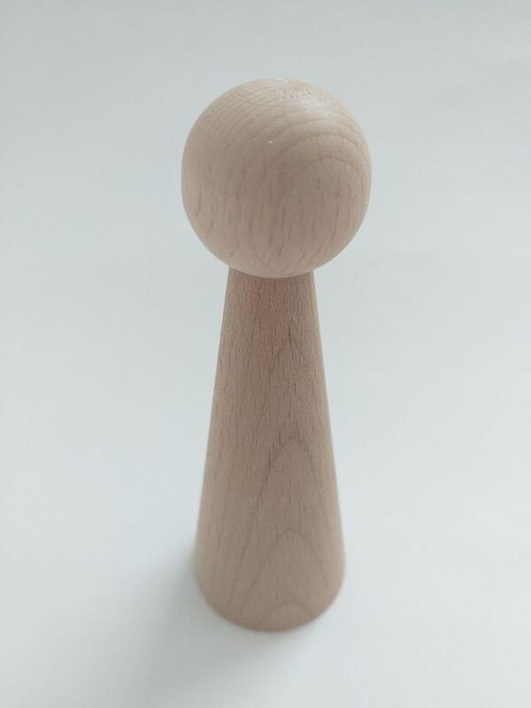 CORPICINI IN LEGNO CM.9 - CONF.6 PZ.