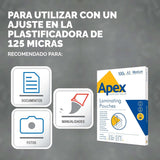 POUCHES A3 125 MICRON FG.100