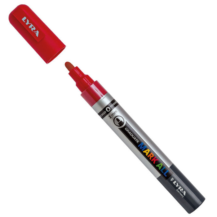 PENN/ACRILICO P.GROSSA MM.2 MARK ALL ROSSO Immagine secondaria del prodotto