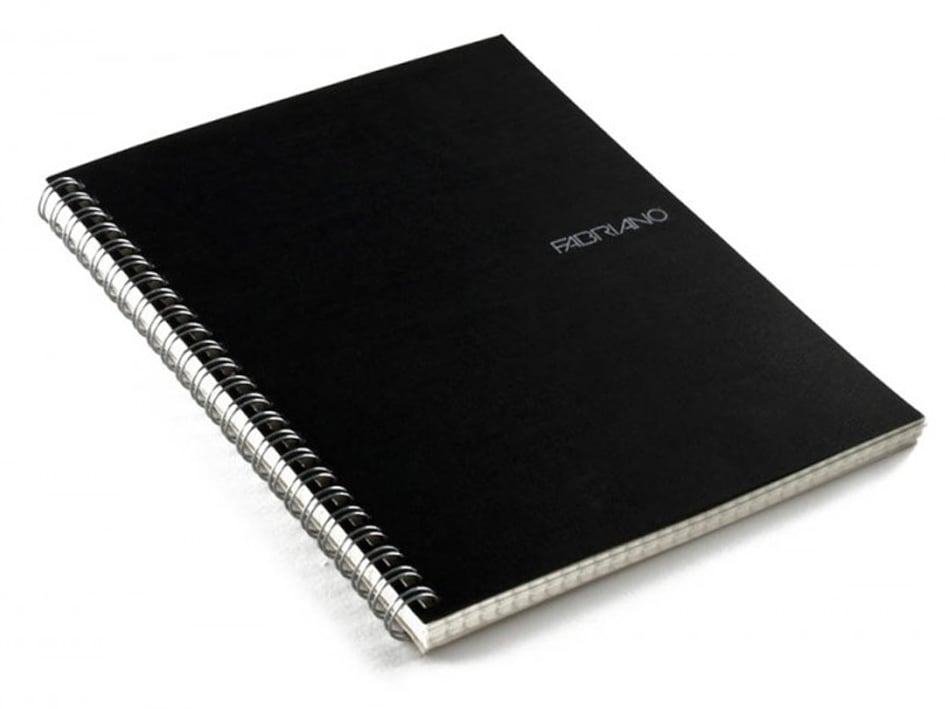 QUADERNO ECOQUA FABRIANO SP.1R.COPERTINA NERO