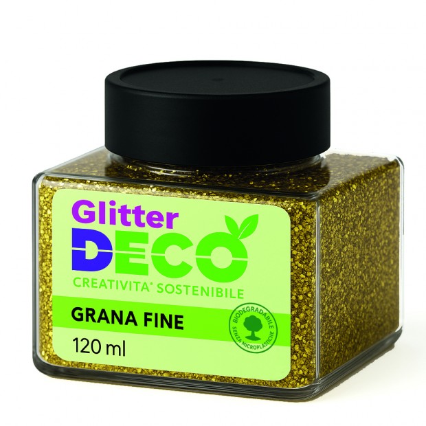 GLITTER BIO GRANA FINE ML.120 - ORO