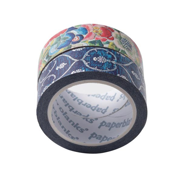 WASHI TAPE BLUE VELVET/PEAR GARDEN PAPERBLANKS