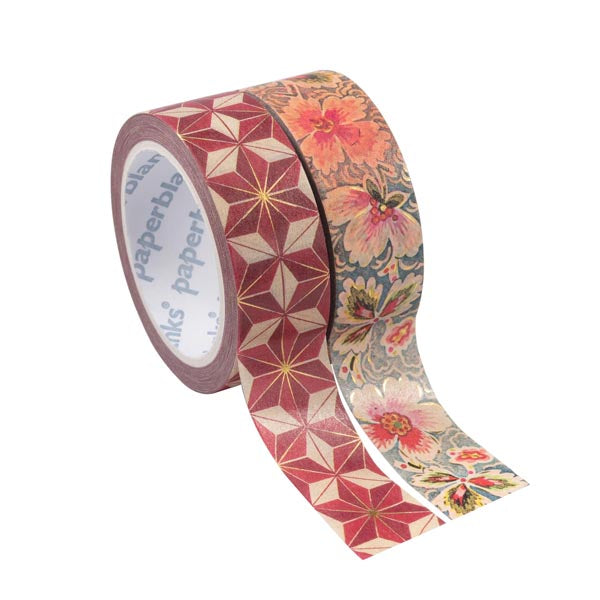 WASHI TAPE HISHI/FLOREALE FILIGRANATO AVORIO PAPERBLANKS Immagine principale del prodotto