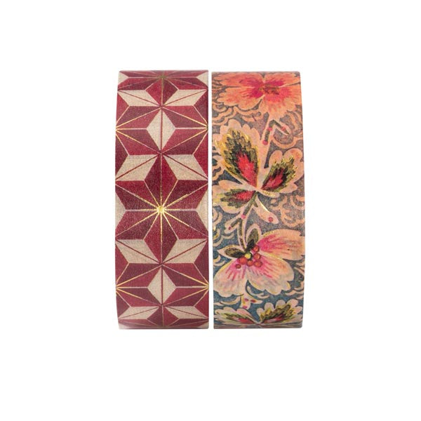 WASHI TAPE HISHI/FLOREALE FILIGRANATO AVORIO PAPERBLANKS Immagine secondaria del prodotto