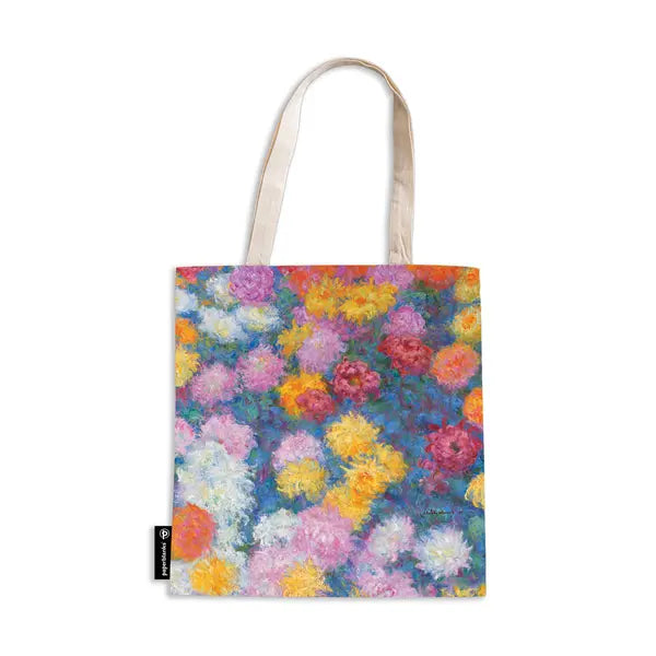 BORSA DI TELA MONET CRISANTEMI PAPERBLANKS Immagine principale del prodotto