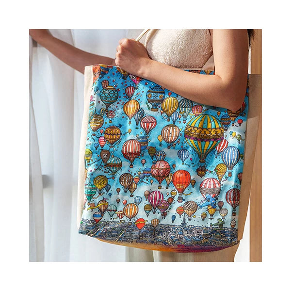 BORSA DI TELA MONGOLFIERA E TRAMONTO PAPERBLANKS