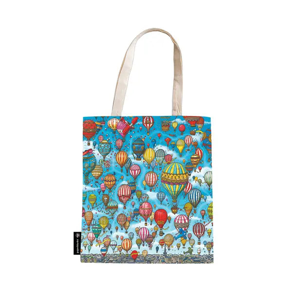 BORSA DI TELA MONGOLFIERA E TRAMONTO PAPERBLANKS Immagine principale del prodotto