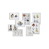 FORME RILIEVO CM.13X19 - SET 8 PZ.SOGGETTI ASS.PASQUA/PRIMAVERA