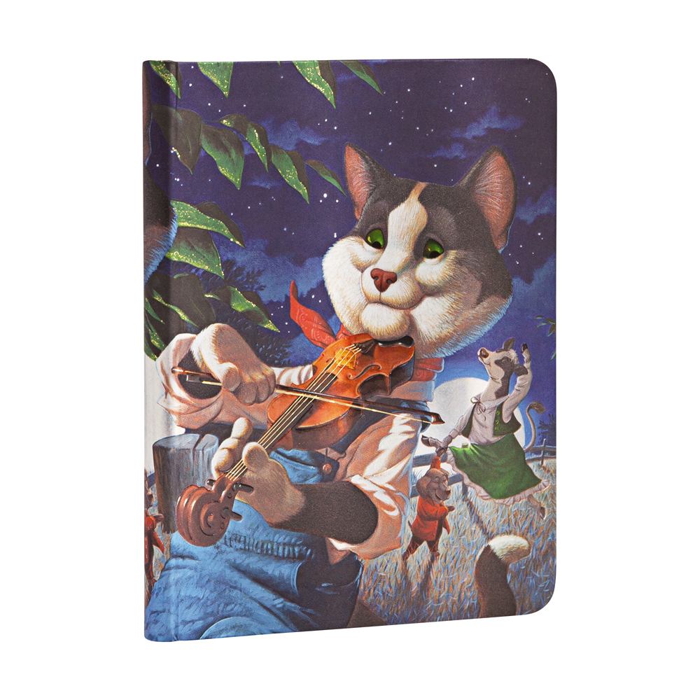 DIARIO NOTES IL GATTO E IL VIOLINO MIDI PAPERBLANKS Immagine secondaria del prodotto